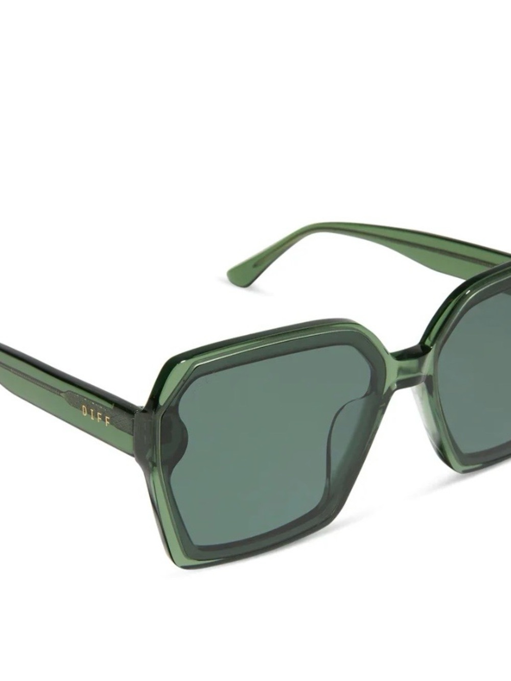 Diff Sloane Woman Sunglasses Green